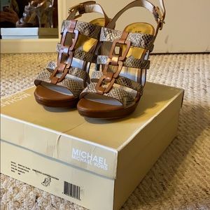 new michael kohrs strappy heels